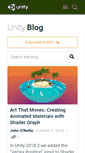 Mobile Screenshot of blogs.unity3d.com