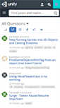Mobile Screenshot of answers.unity3d.com